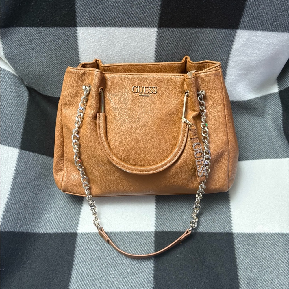 Guess Natalia Logo Satchel Bag